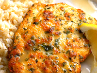 CHICKEN PICCATA WITH LEMON SAUCE