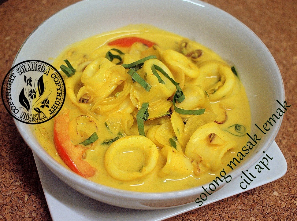 Pesona Cinta Cida De Nuanza Sotong Masak Lemak Cili Api