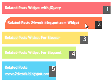 Related Posts Widget