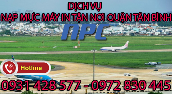 đổ mực máy in quận tân bình - vi tính NPC