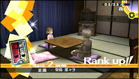 Persona 4: Golden Battle, Table, Sitting Characters