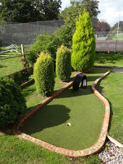 Minigolf at Puckpool Park in Ryde on the Isle of Wight