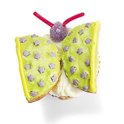 Butterfly Banana Cupcake Recipe