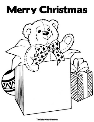 Coloring Pages Christmas Presents