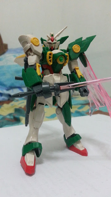 HG 1/144 Wing Gundam Fenice from Bandai Full Body Front 