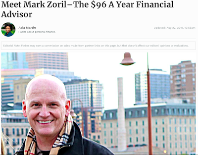Meet Mark Zoril–The $96 A Year Financial Advisor