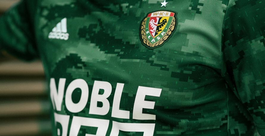 Military Inspired Adidas Slask Wroclaw 20 21 Home Kit Released Footy Headlines