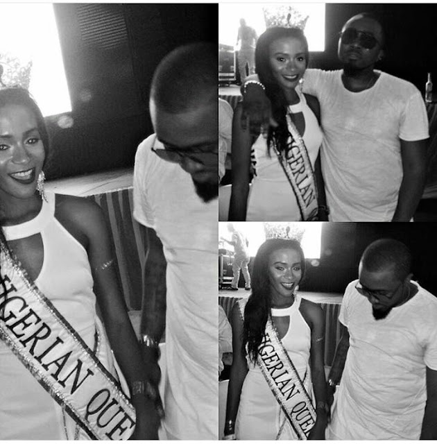 Queen Winifred Uduimoh - Nigerian Queen 2016 with Ice Prince Zamani at Aztec Acrum - Photo