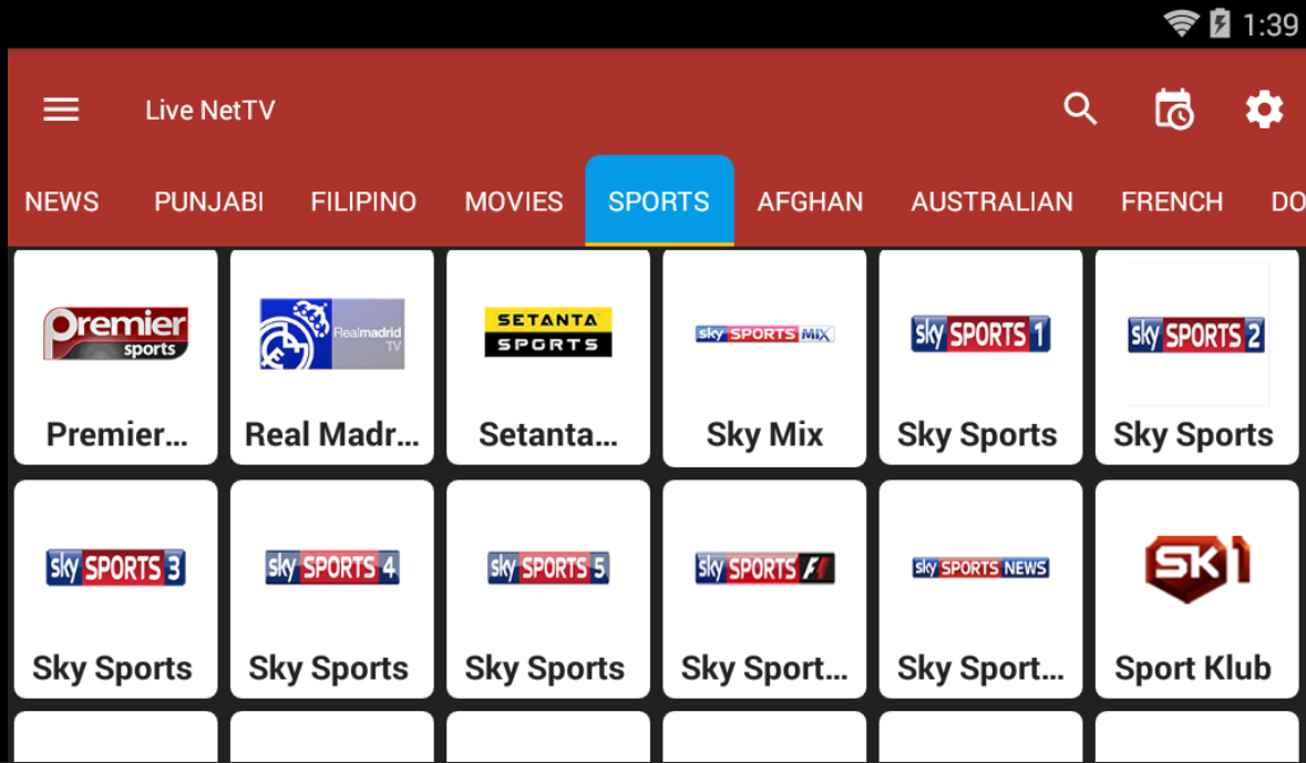 live tv apps for android free download