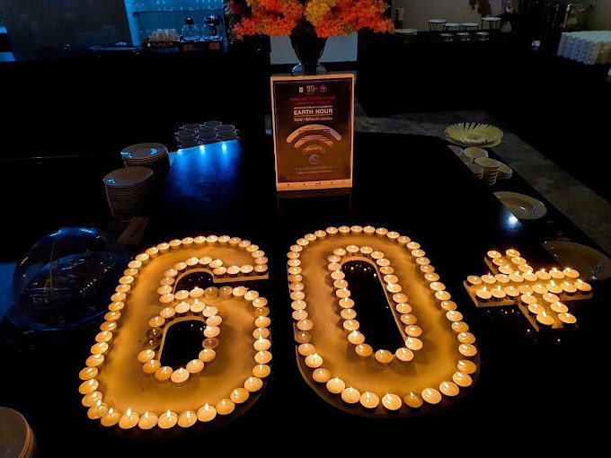 โรงแรมในเครือ ฟอร์จูน ร่วมพลังบอกรักโลก 60+ EARTH HOUR 2022 ปิดไฟให้โลกพัก รณรงค์ลดโลกร้อน