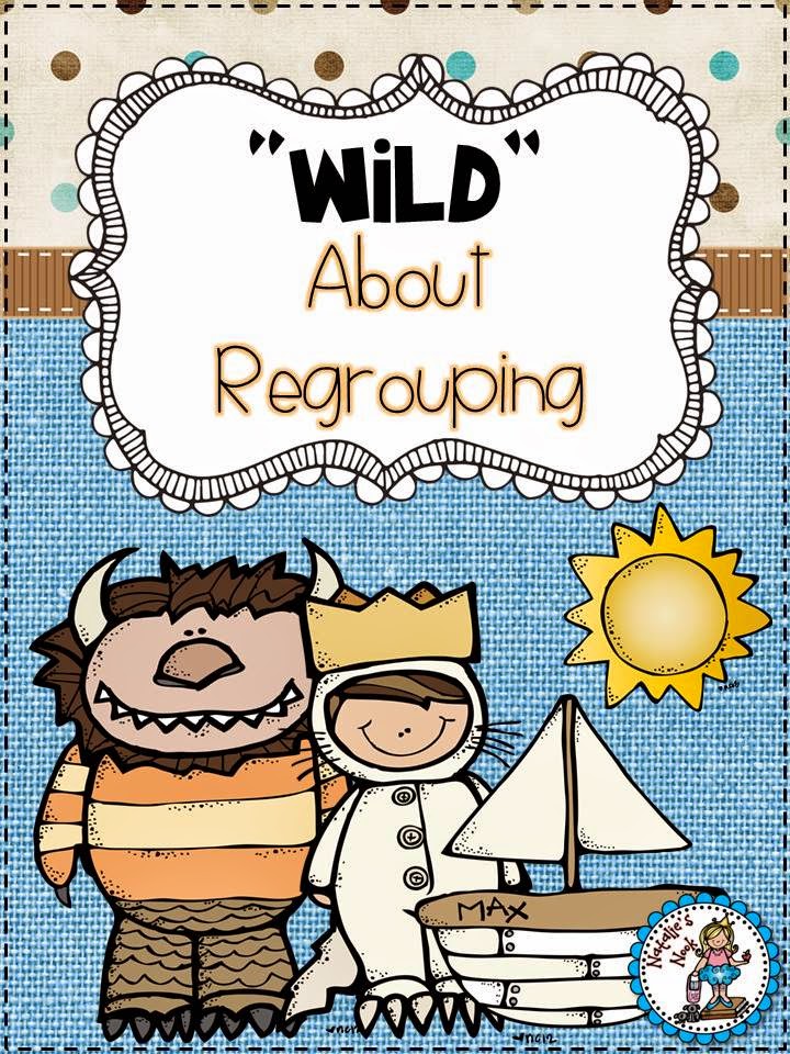 http://www.teacherspayteachers.com/Product/Wild-About-Regrouping-Addition-and-Subtraction-5-Math-Centers-224453