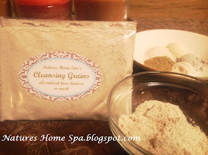 Cleansing Grains for soap free facial cleansing.