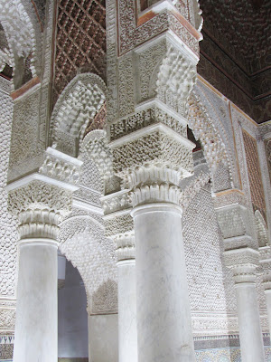 Tumbas saadíes; Saadian tombs; Tombeaux saadiens; Mausoleo; Marrakech; مراكش; ⴰⵎⵓⵔⴰⴽⵓⵛ; Marruecos; Morocco; Maroc; المغرب