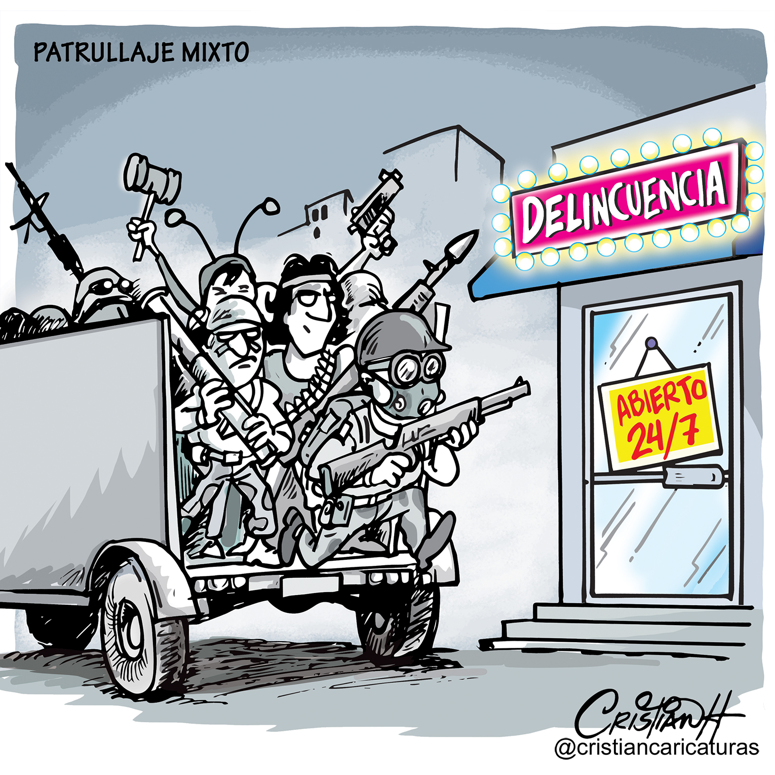 Las Caricaturas de Cristian Hernández: Mi caricatura del #viernes en el  periódico El Día