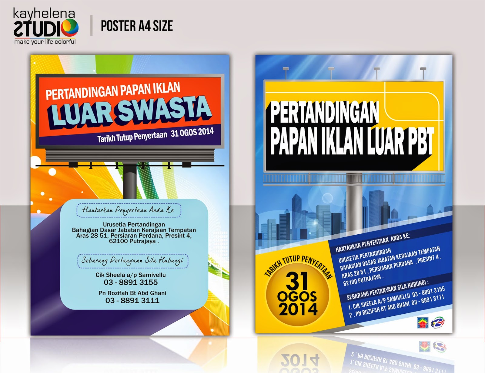 cara nak buat pamplet