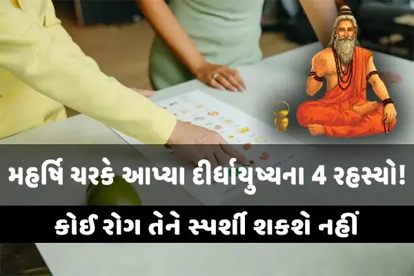 મહર્ષિ ચરકે આપ્યા દીર્ધાયુષ્યના 4 રહસ્યો
