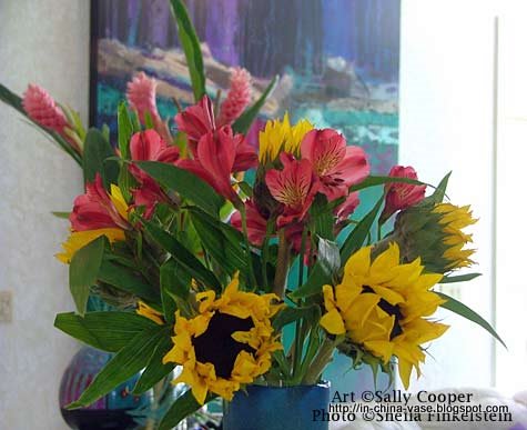 In china vase:FL28384