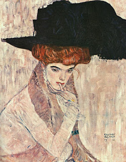 Женщина в шляпе с чёрным пером (1910)