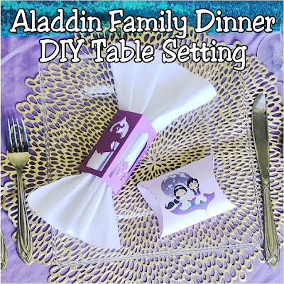 Have some family fun with an Aladdin family dinner. Check out these easy DIY table decorations and ideas to help create a magic table scape.