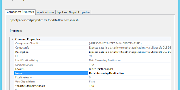 SSIS Data Streaming Destination