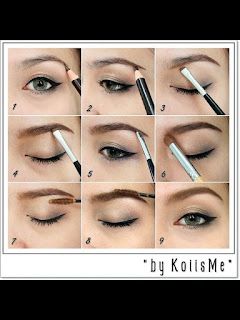 Step by steps how to draw eyebrow