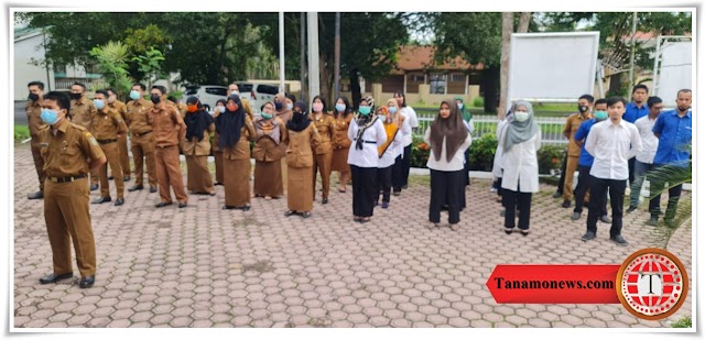 Dinas Kominfo Kabupaten Asahan Gelar Apel pagi rutin perdana  setelah Idul Fitri 1442H