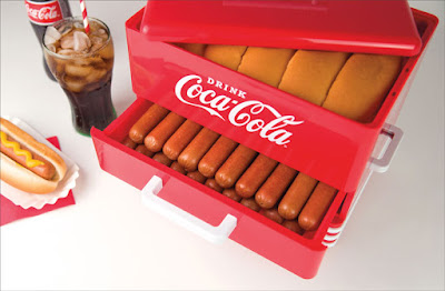 Nostalgia Dinner Artwork Coca-Cola Hot Dog Steamer