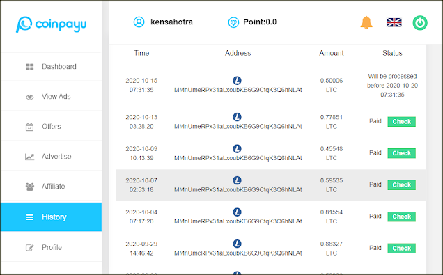 coinpayu payment proof