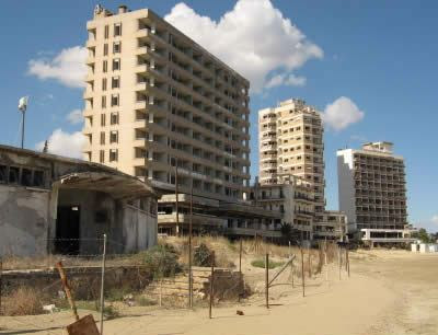Famagusta Cyprus once a top tourist destination now a ghost town