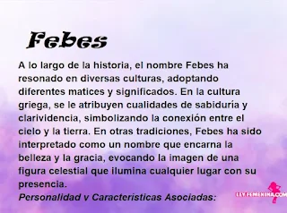 significado del nombre Febes