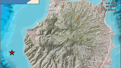  Terremoto sentido en La Aldea de San Nicolás, Gran Canaria