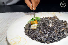 Black ink risotto with seafood and squid dumpling @The Risotto Fare @ Ottimo | ITC Gardenia | Bangalore