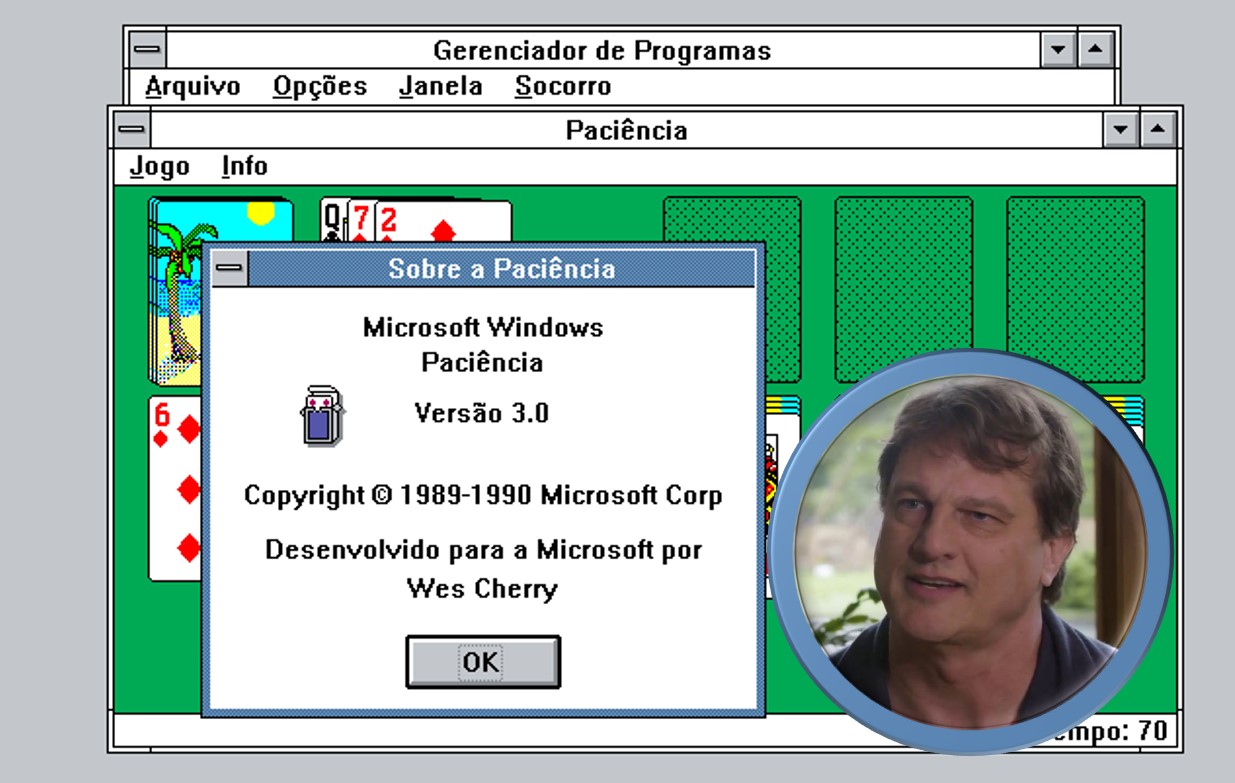 Jogar paciência do Windows – Comentários de um Mundo Apple