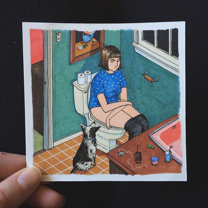 25 Realistic Drawings Of A Woman's Life