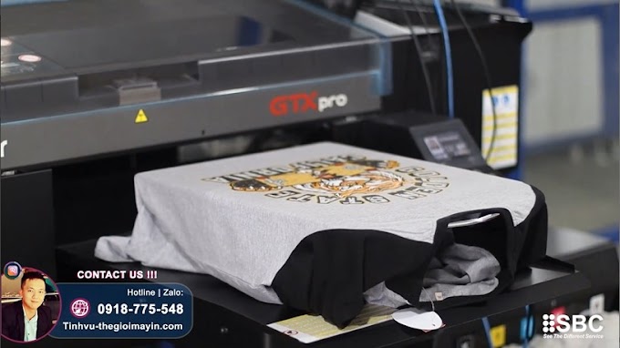 Khám phá công nghệ máy in DTG cho in ấn áo thun chất lượng cao