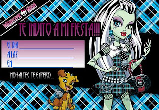 Tarjetas de Cumpleaños de Monster High