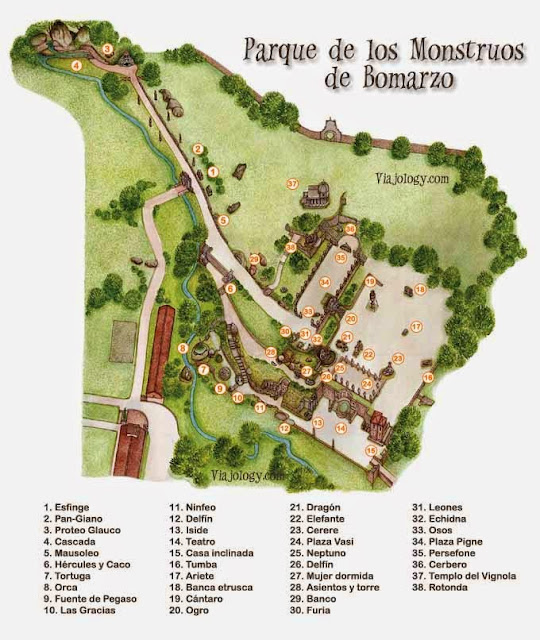 Resultado de imagen de BOMARZO CASTILLOS