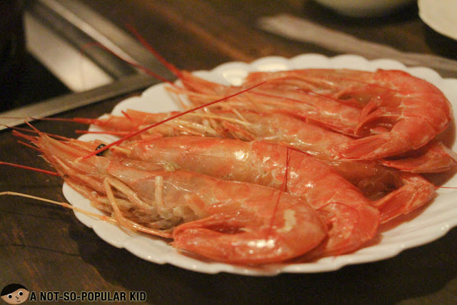 Fresh prawns of Urameshi-Ya, Little Tokyo