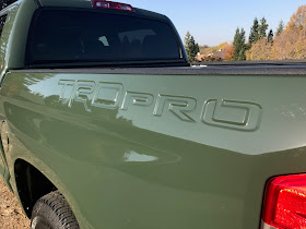 Stamped bed of 2020 Toyota Tundra TRD Pro CrewMax