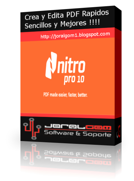 Nitro PDF Pro v10.5.8.44 32 Y 64 Bits Crea y Edita Pdfs Sencillos, Rápidos y Mejores !!!!!