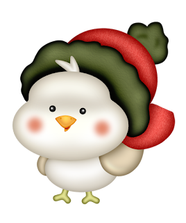 Clipart de Animalitos en Navidad