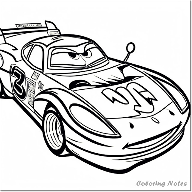 Lightning McQueen, Cars Movie, Disney Pixar, Race Car, Coloring Pages, Printable