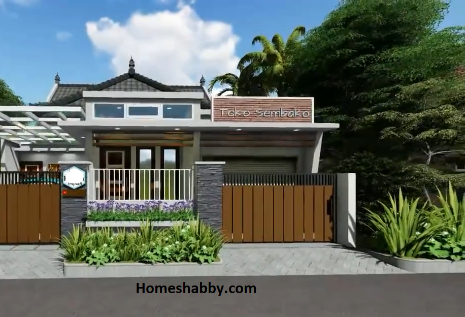 Kumpulan Desain Rumah Toko Yang Elegan Dan Bagus Untuk Di Kampung Homeshabby Com Design Home Plans Home Decorating And Interior Design