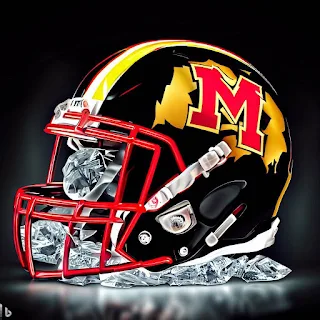 Maryland Terrapins Concept Football Helmets