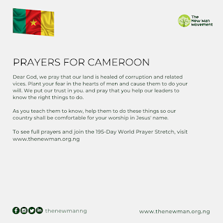 World Prayer Stretch Day 32: Prayers for Cameroon