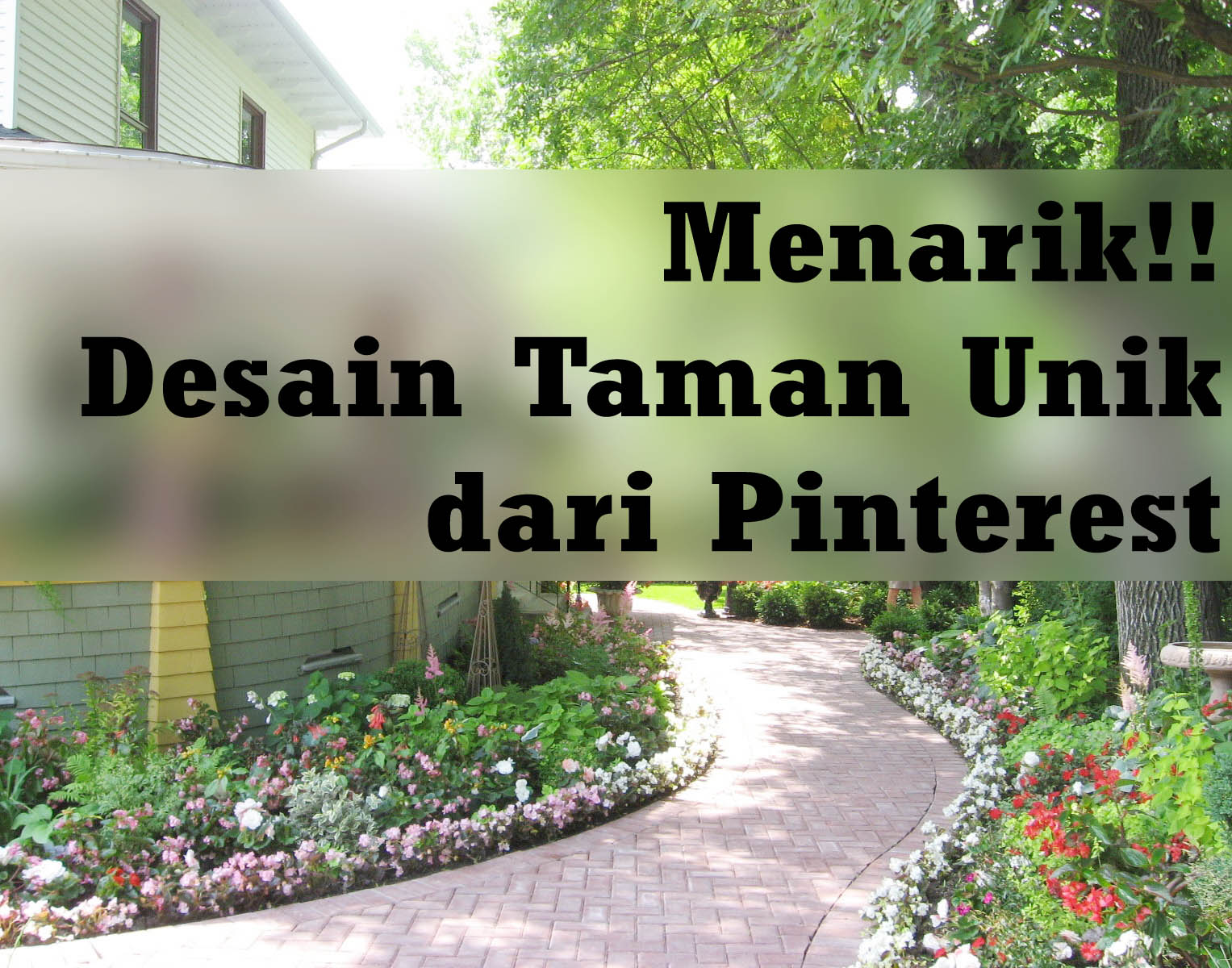 Menarik Desain Taman Unik  dari Pinterest Halaman 