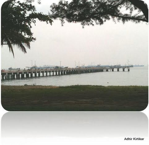 View of Bedok Jetty from East Coast Park