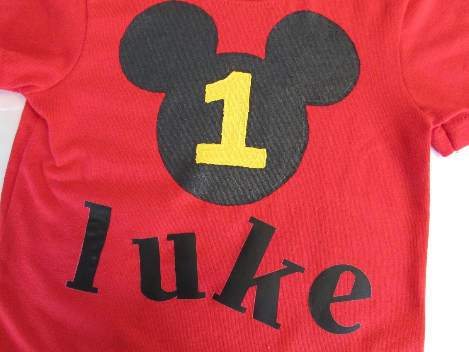 Diy Mickey Mouse 1st Birthday Shirt Falon Loves Life