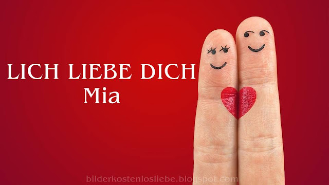 Bild von ich liebe dich für mia