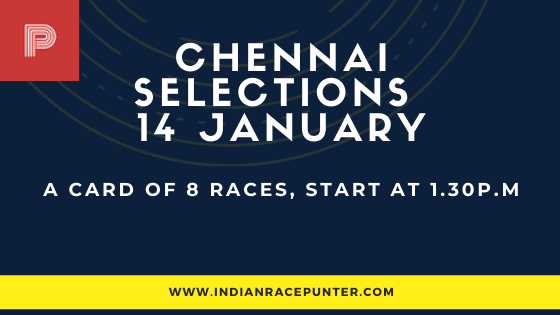 Chennai Race Selections 14 January